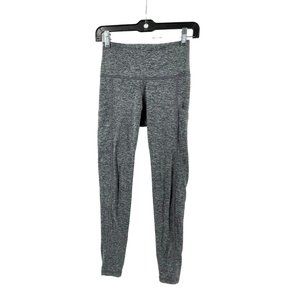 Aerie Women's Gray Pull On Stretch Activewear Ankle Leggings Yoga Size S